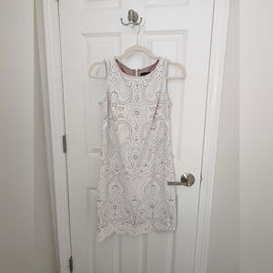 Jessica Howard, White Shift Dress, Like New